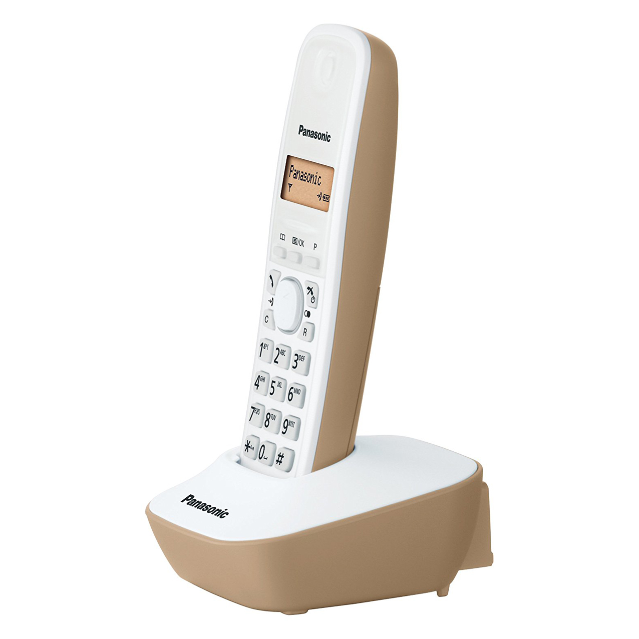 گوشی تلفن بی‌سیم پاناسونیک مدل KX-TG1611SPH طلایی