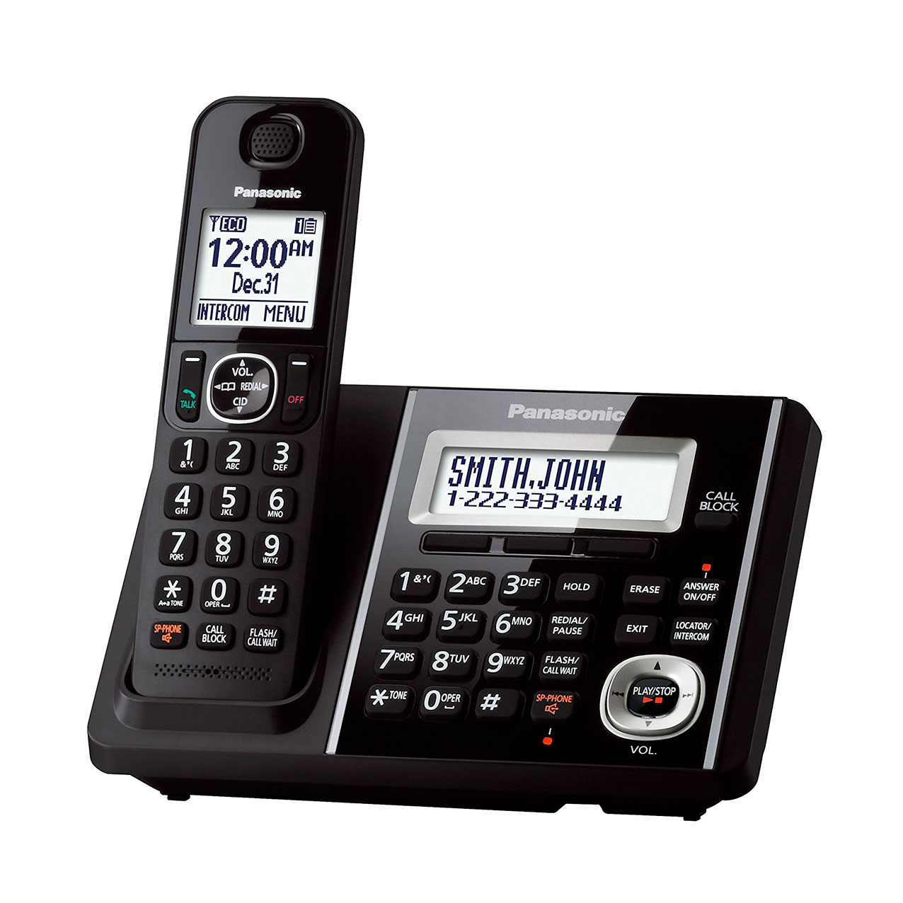 گوشی تلفن بی‌سیم پاناسونیک مدل Panasonic-KX-TGF340 ساخت مالزی سفارش آمریکا