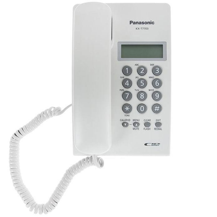 گوشی تلفن رومیزی پاناسونیک مدل Panasonic-KX-T7703X