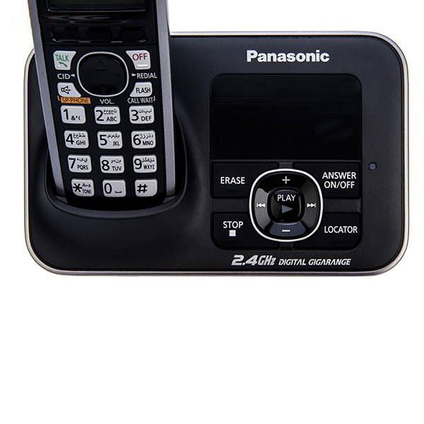 گوشی تلفن بی‌سیم پاناسونیک مدل Panasonic-KX-TG3722 | کی پد