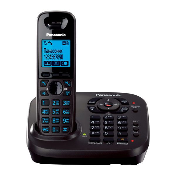 گوشی تلفن بی‌سیم پاناسونیک مدل Panasonic-KX-TG6561 | تغییر رنگ صفحه کلید آبی